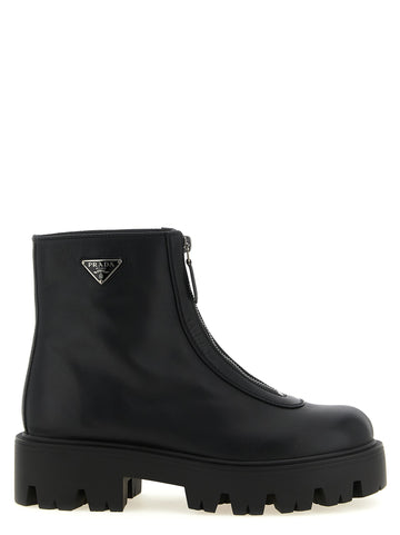 PRADA - Zipped ankle boots