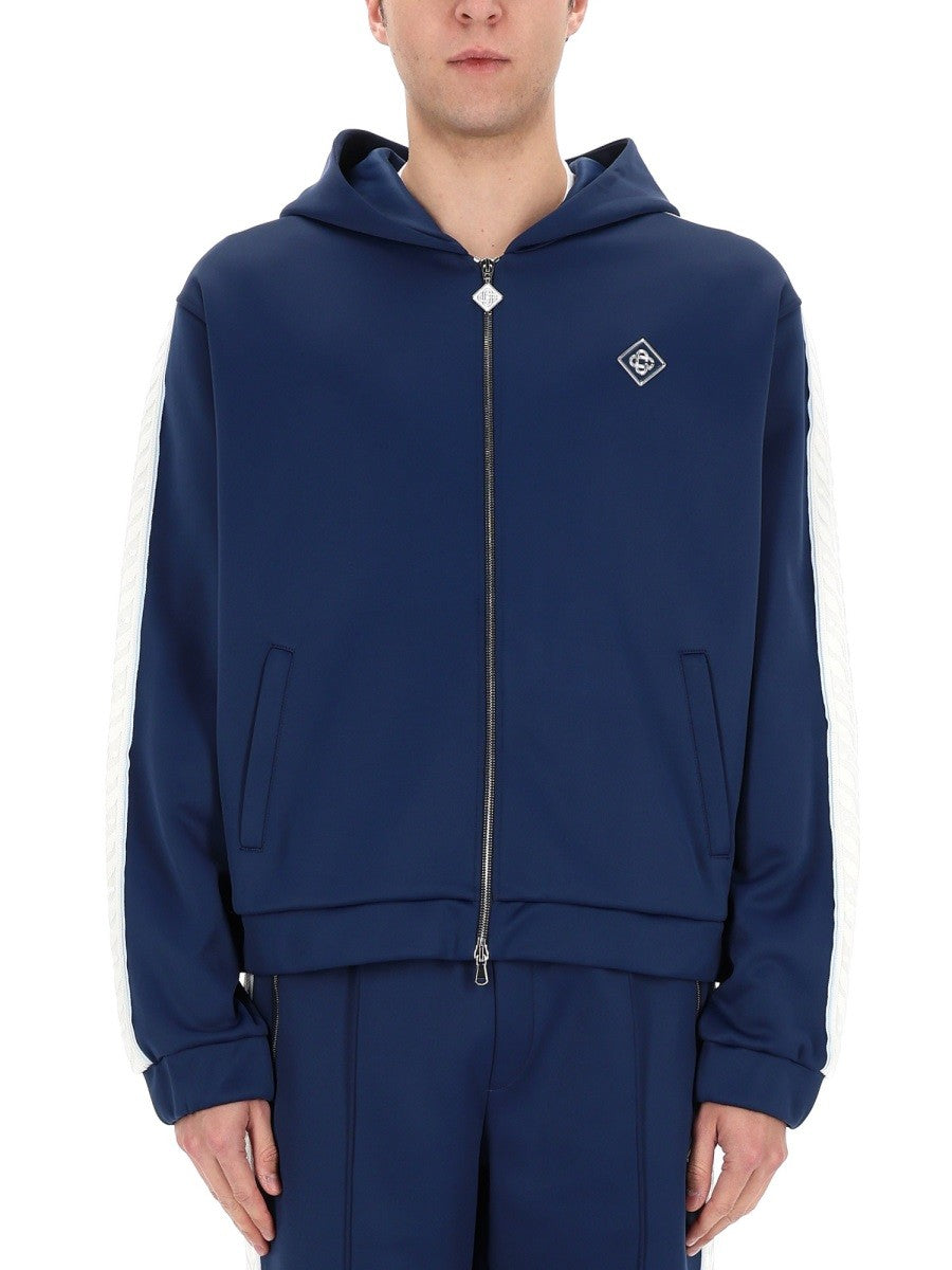 CASABLANCA - ZIPPER HOODIE