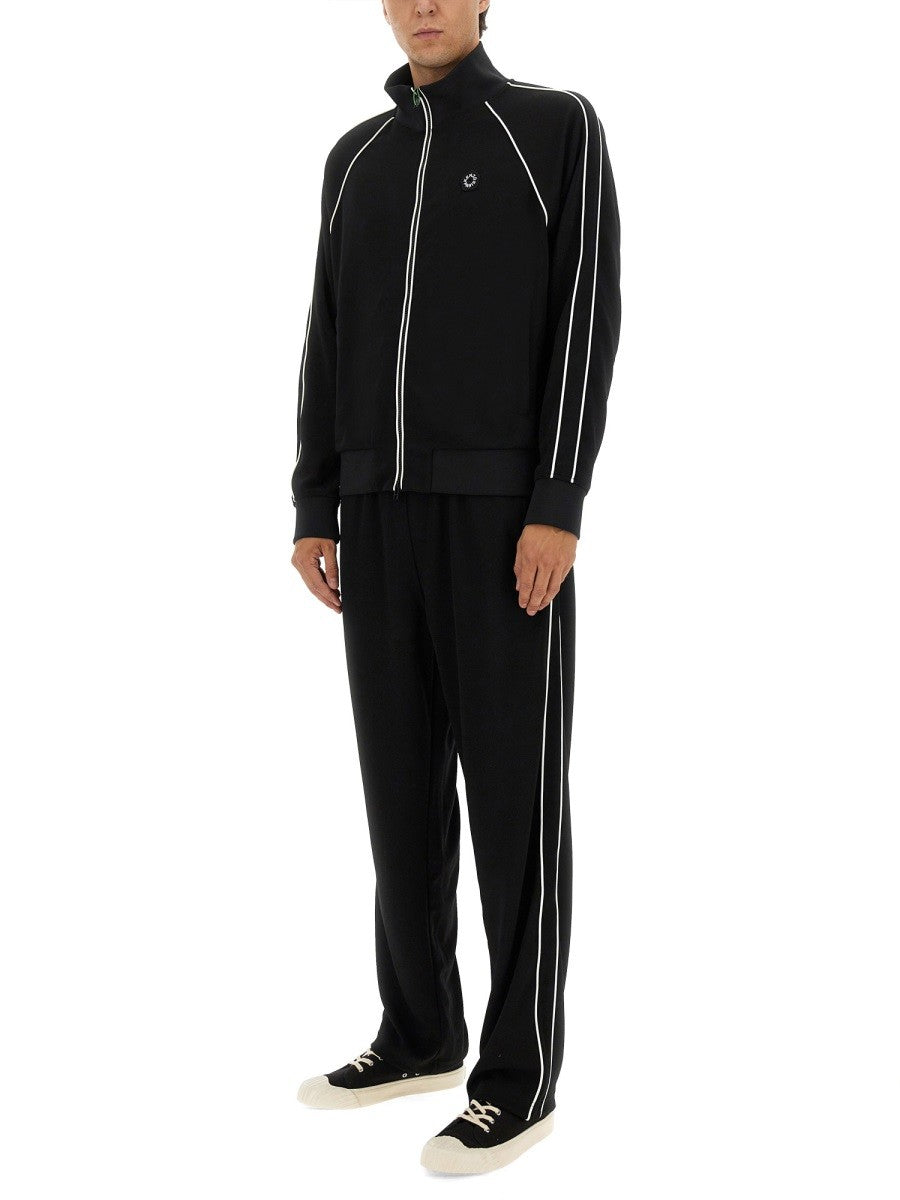 ZIPPERED TRACK SWEATSHIRT