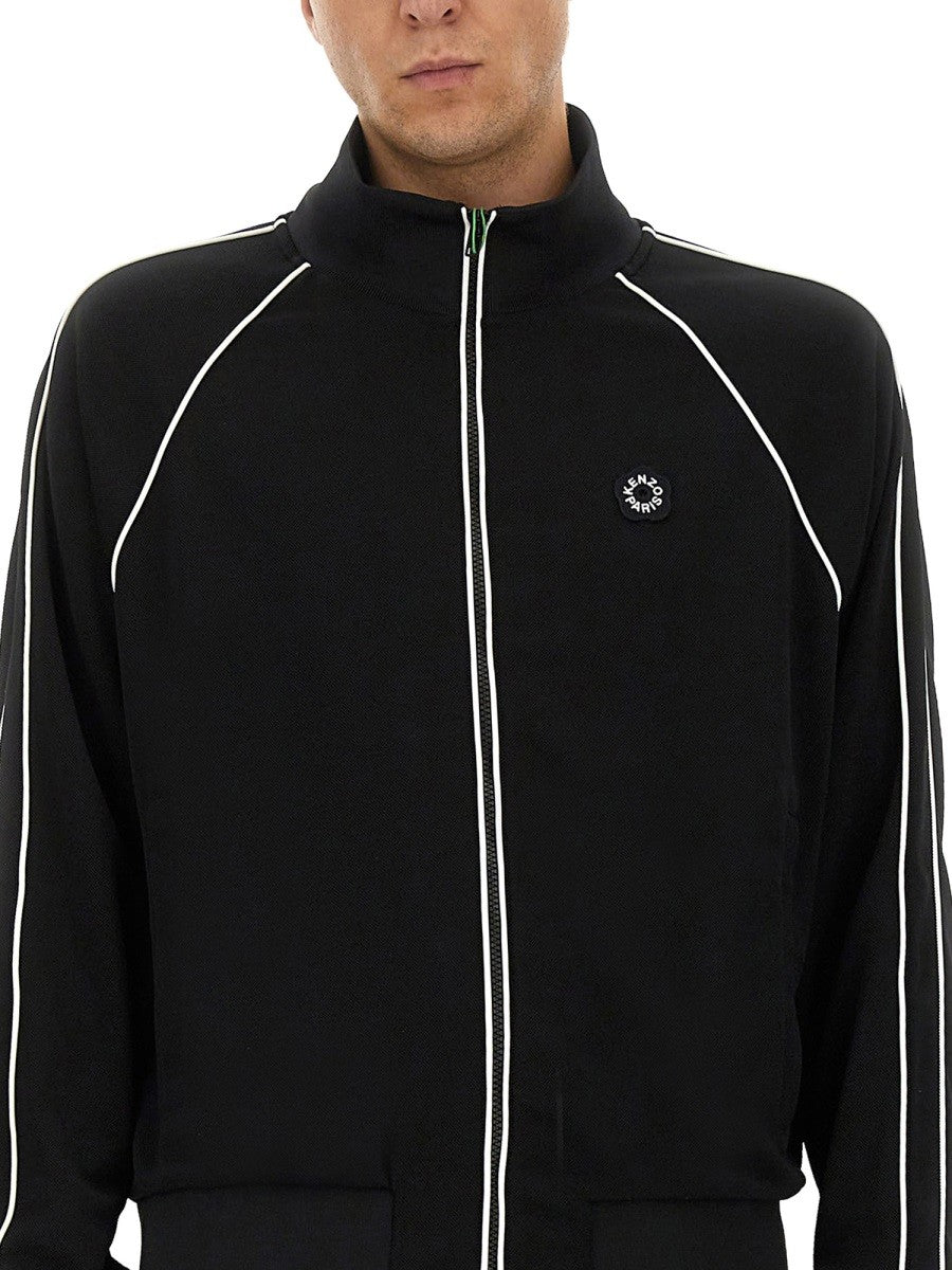 ZIPPERED TRACK SWEATSHIRT