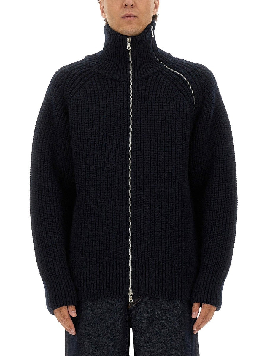 Dries Van Noten - ZIPPERED WOOL SWEATER zippered-wool-sweater