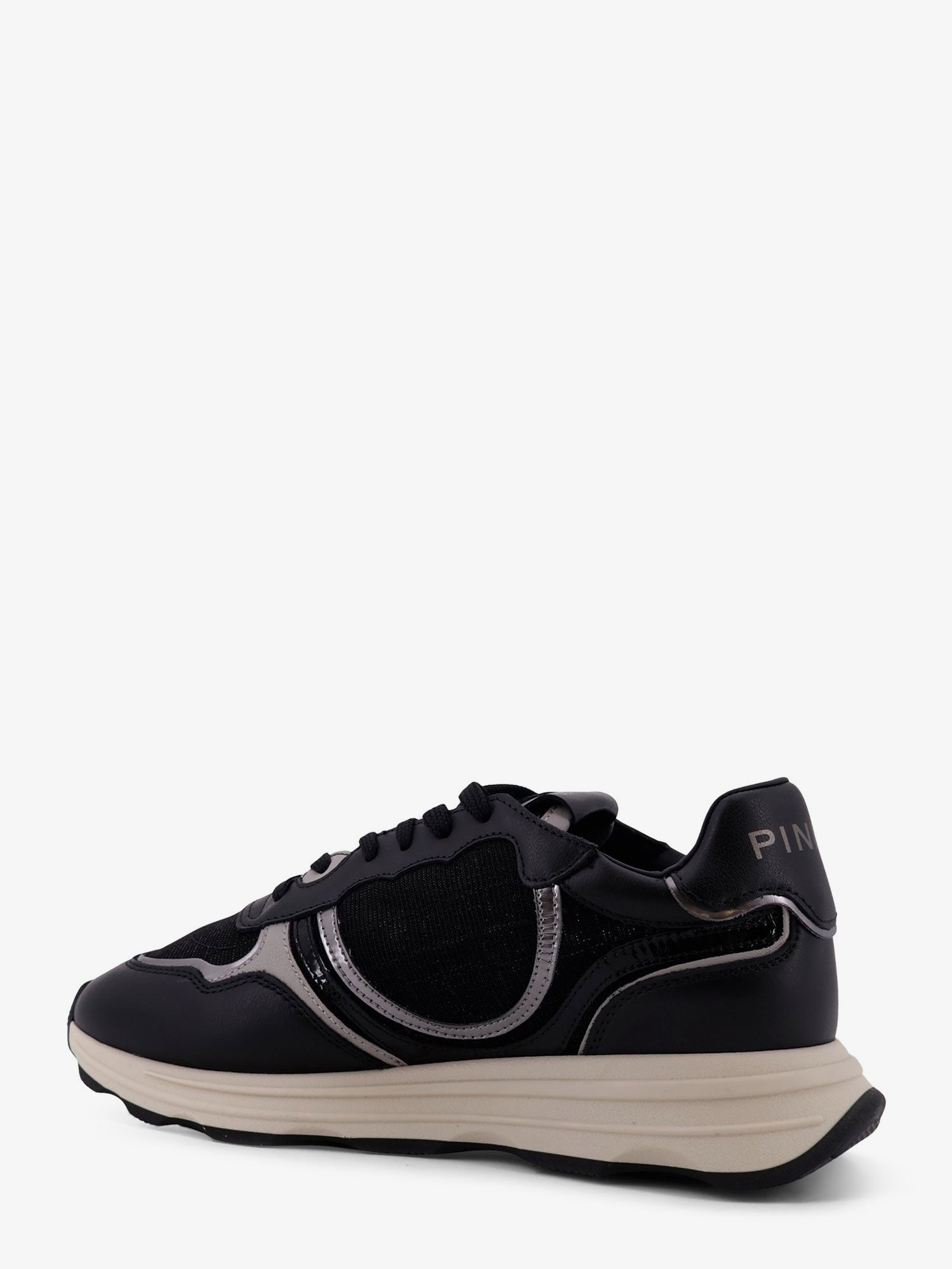 Pinko - Zoe leather sneakers with mesh inserts zoe-leather-sneakers-with-mesh-inserts_6be6cd9d-c0ef-4335-b8f3-a0161fde1cc3