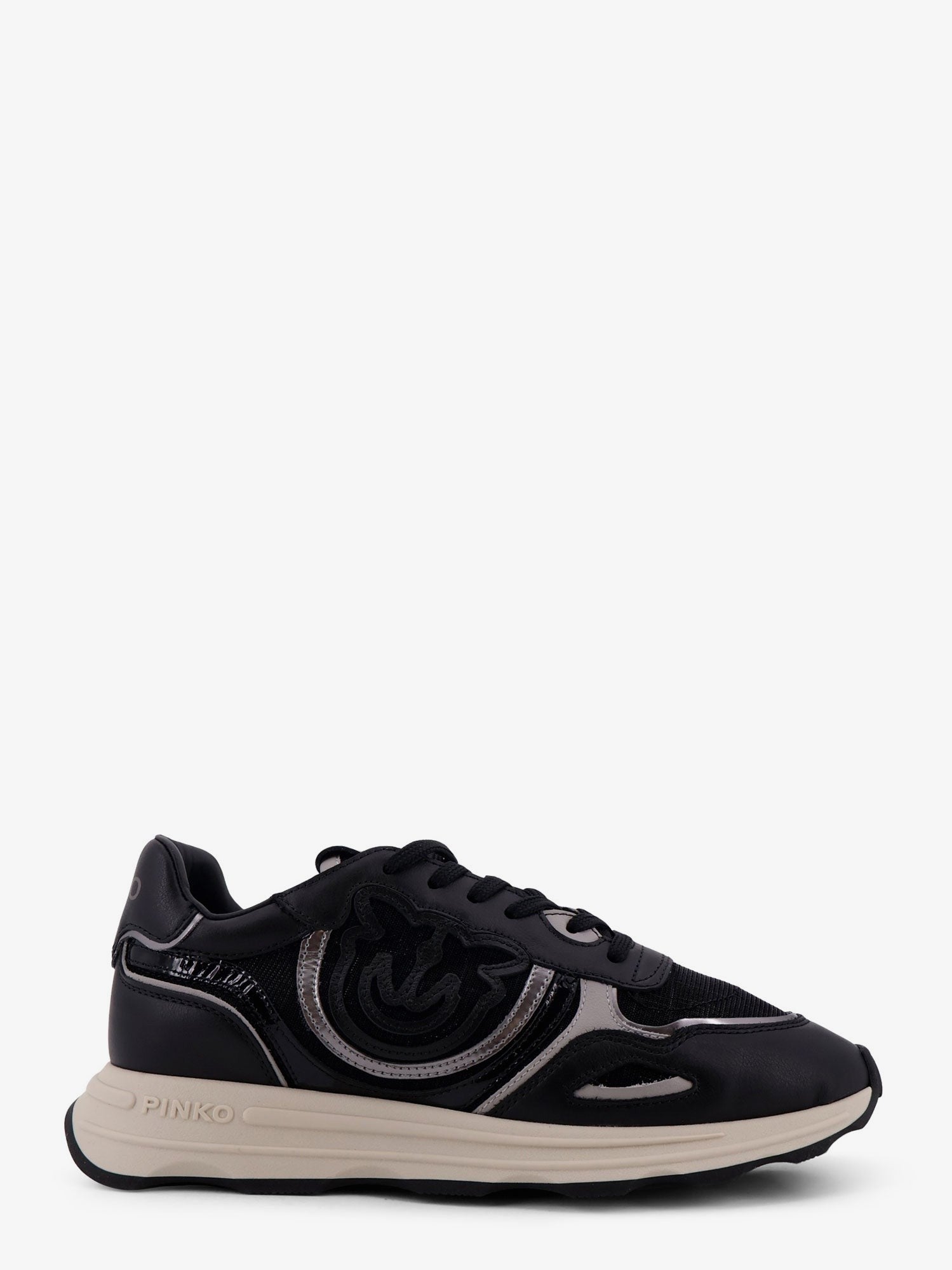 Pinko - Zoe leather sneakers with mesh inserts zoe-leather-sneakers-with-mesh-inserts_9cdeea7b-64ab-4fbf-a231-fe4d3e7adcc9